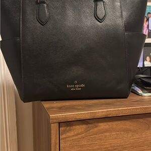 Kate Spade Black Leather Tote